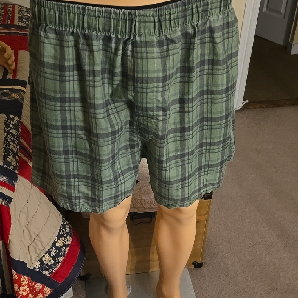 Eddie Bauer Green Plaid Boxers